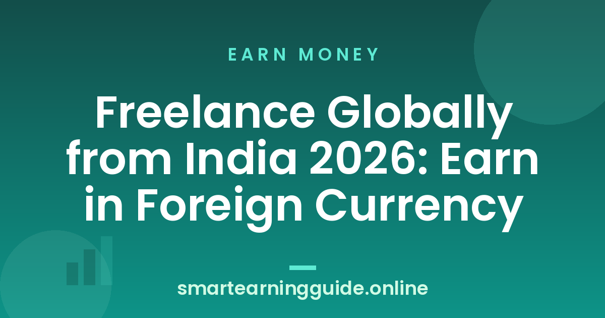 Freelance Globally from India 2026: Earn in Foreign Currency