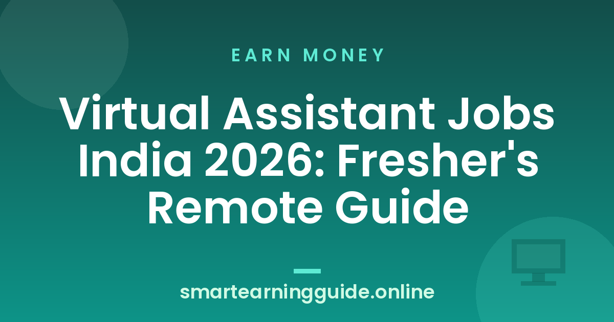 Virtual Assistant Jobs India 2026: Fresher's Remote Guide